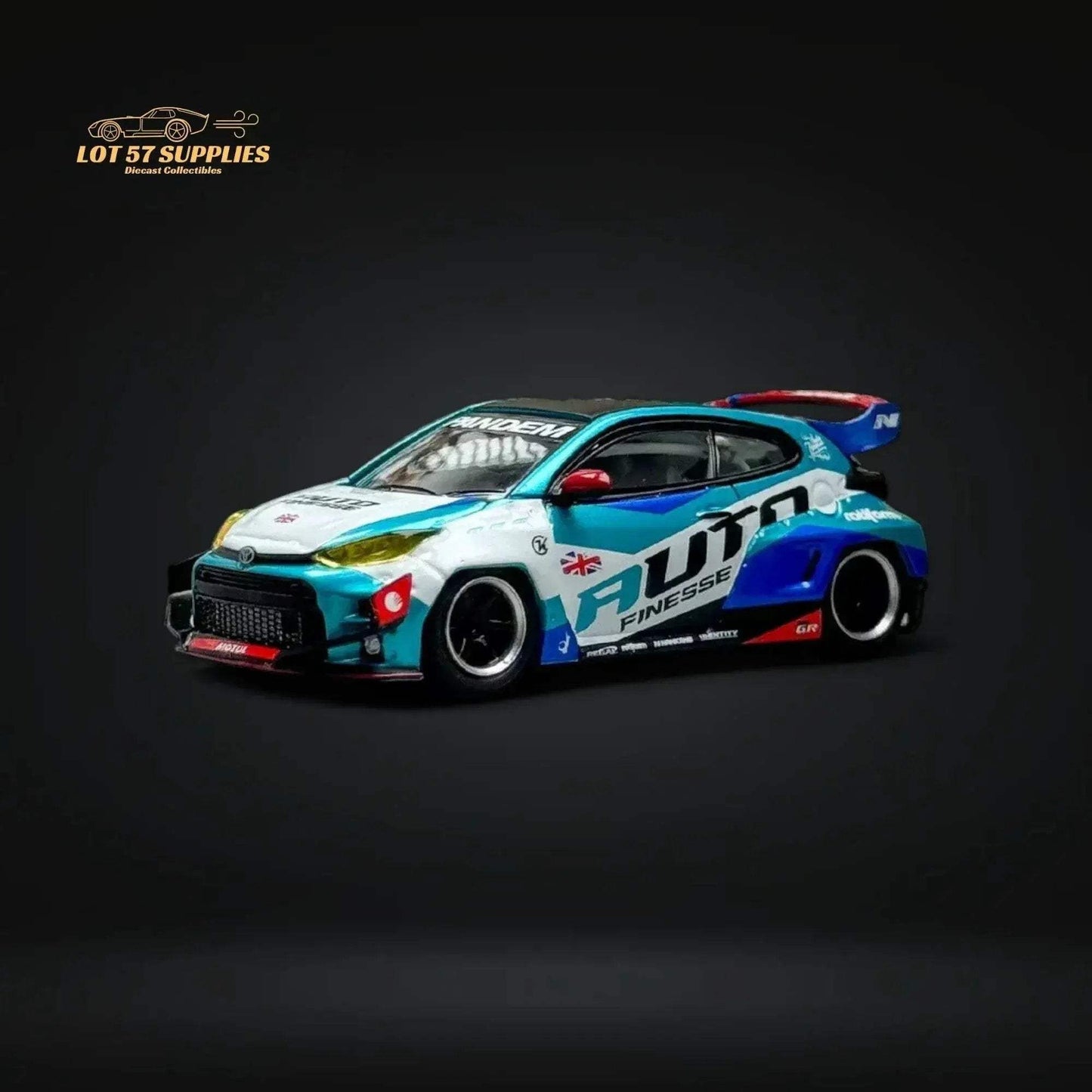 Fuji Toyota Yaris GR Auto Finesse Blue #99 1:64 - ToylandEU