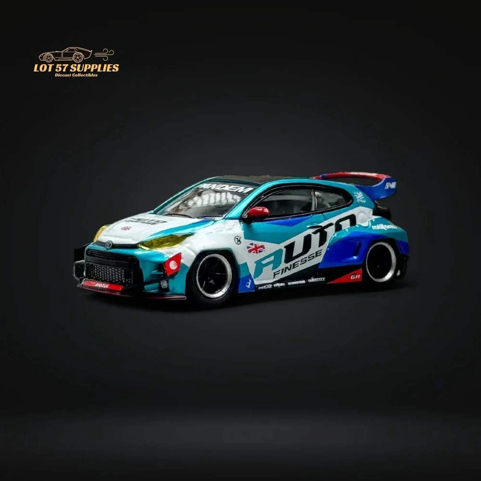 Fuji Toyota Yaris GR Auto Finesse Blue #99 1:64 - ToylandEU