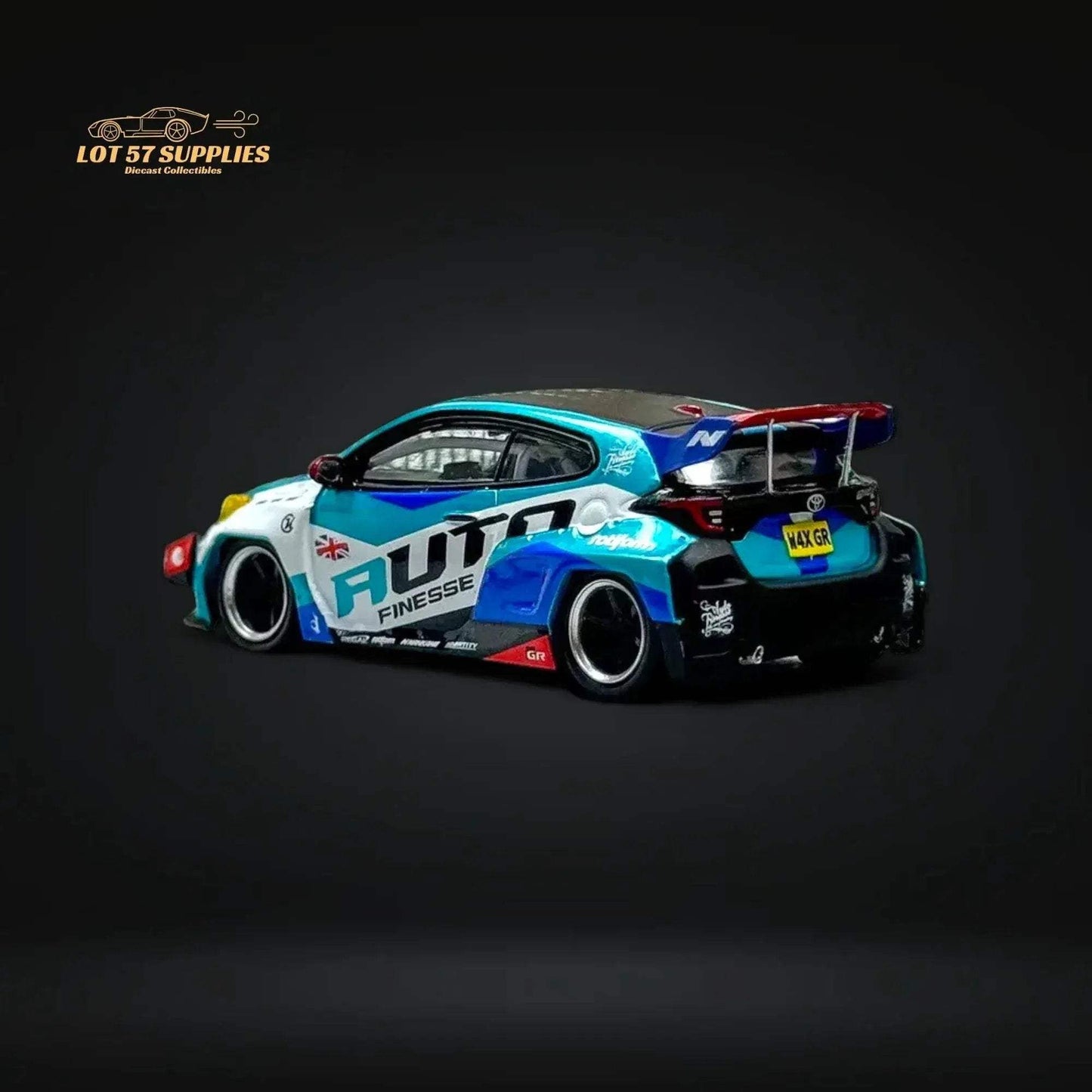 Fuji Toyota Yaris GR Auto Finesse Blue #99 1:64 - ToylandEU
