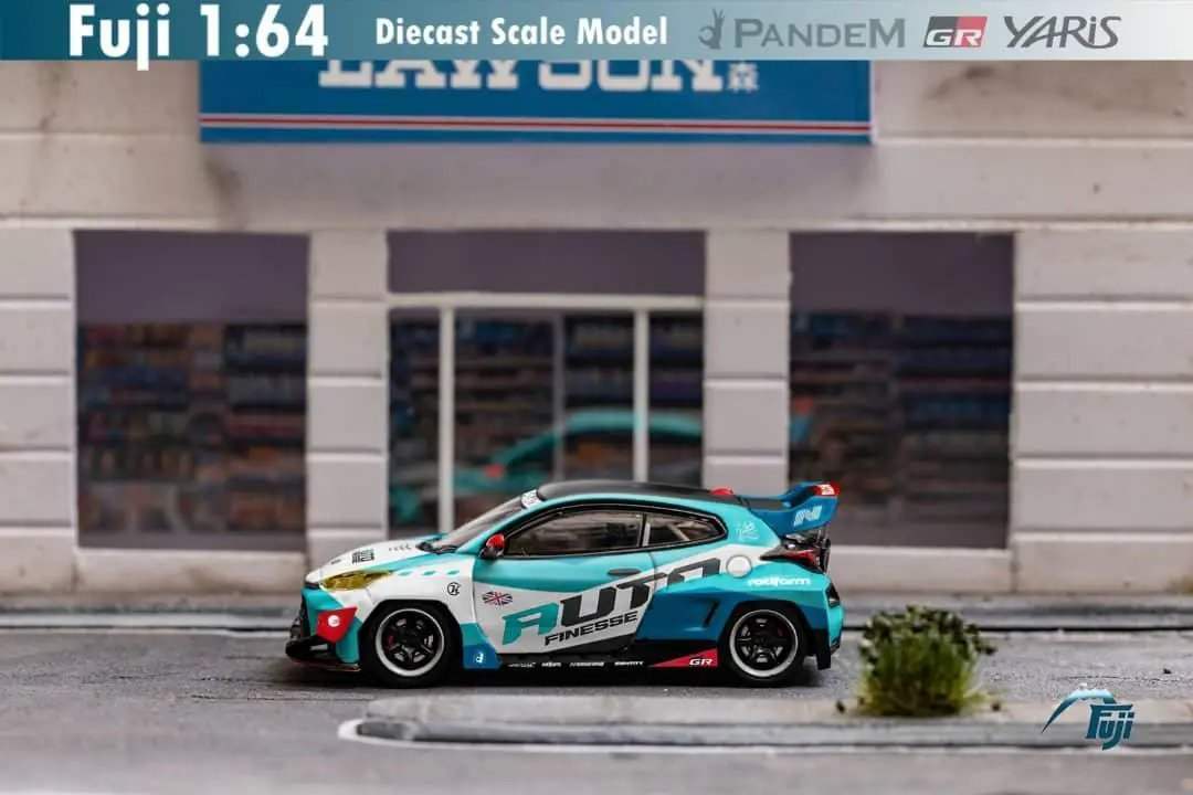 Fuji Toyota Yaris GR Auto Finesse Blue #99 1:64 - ToylandEU