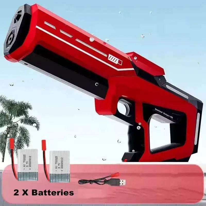 Full Auto Electric Water Gun 43cm Portable Beach Battle Toy - ToylandEU