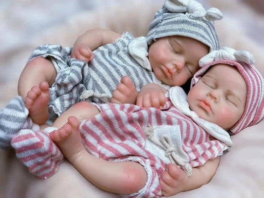  Full Body Silicone Reborn Doll Open Mouth 33cm -  ToylandEU™