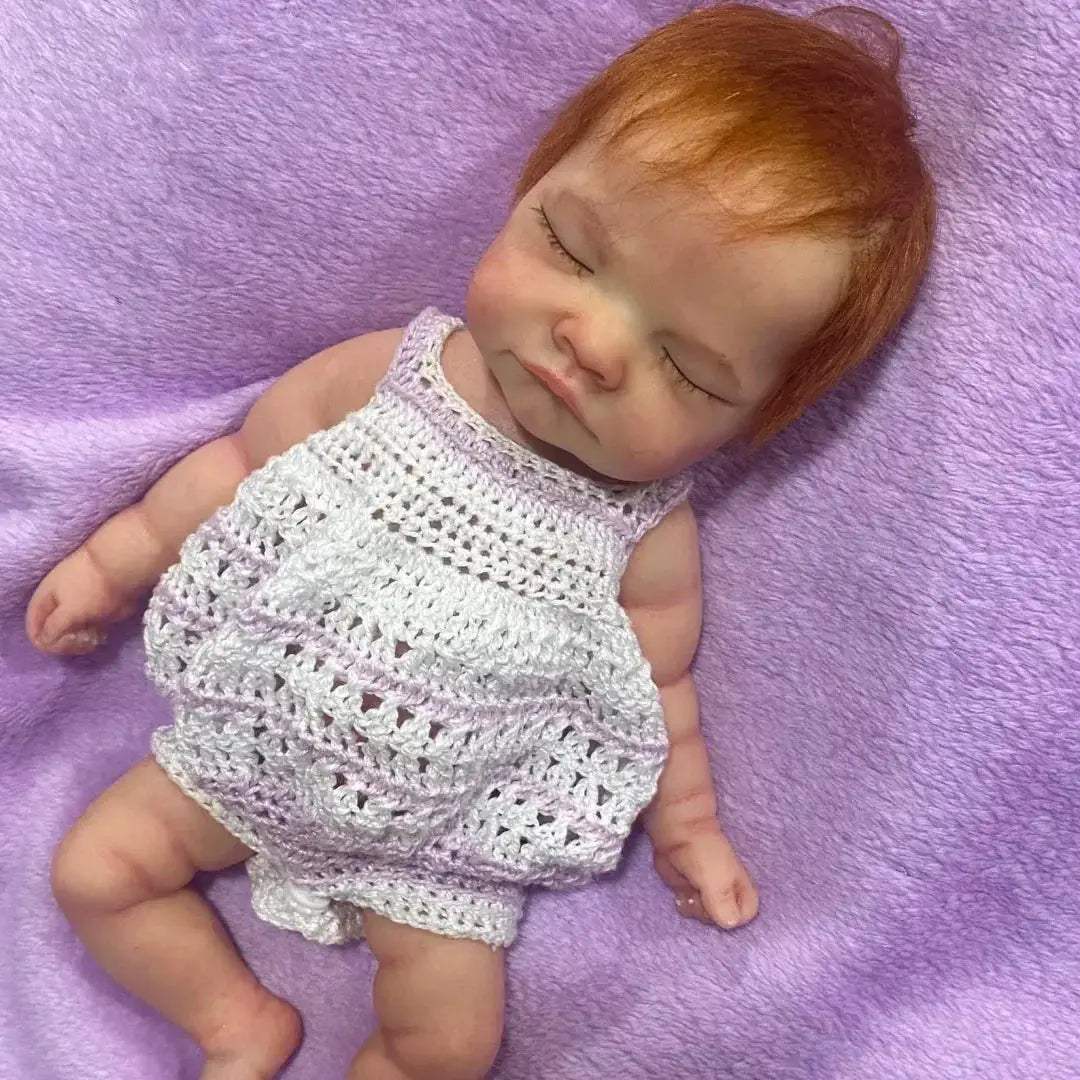 Full Body Silicone Reborn Doll With Rooted Hair Soft Touch - ToylandEU