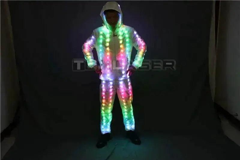  Full Color Pixel LED Lights Jacket Coat Pants Costumes -  ToylandEU™