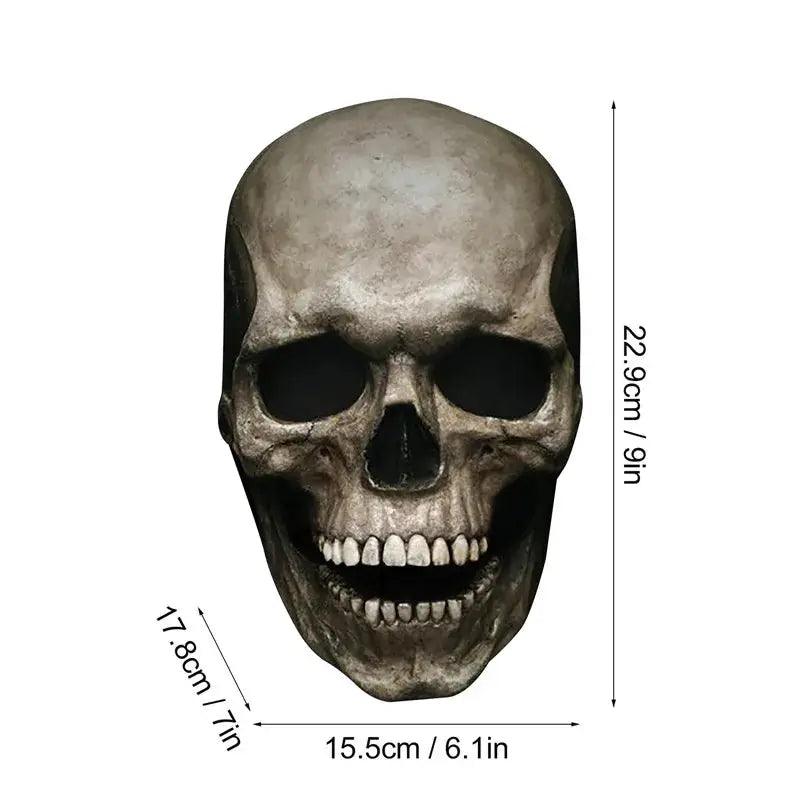 Full Face Skull Mask Movable Jaw For Halloween -  ToylandEU™