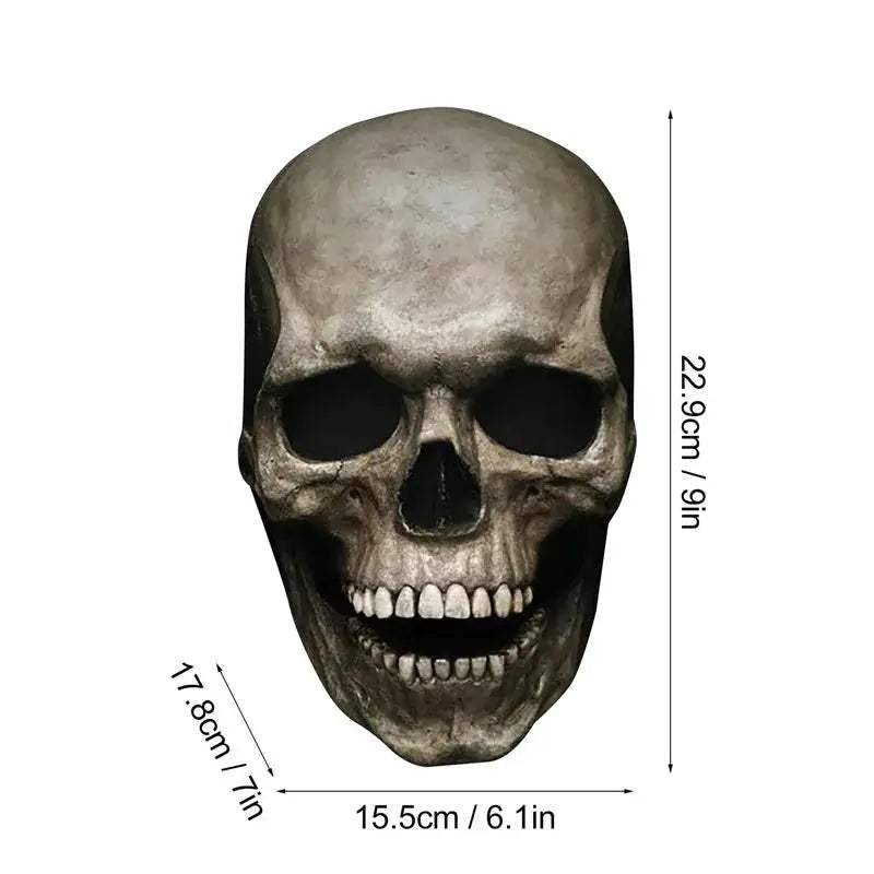  Full Face Skull Mask Movable Jaw For Halloween -  ToylandEU™