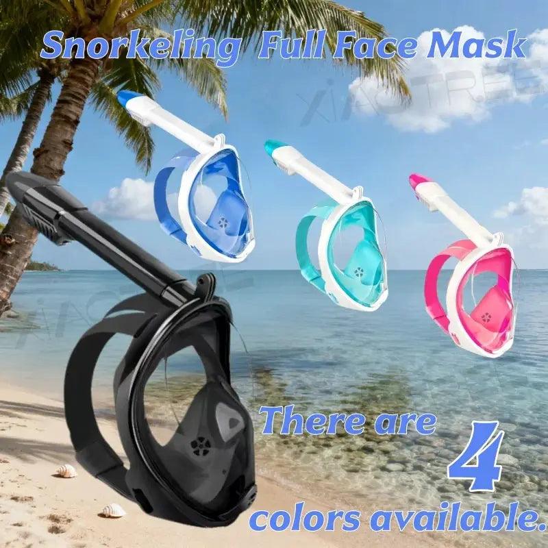  Full Face Snorkeling Mask Anti Fog All Ages Safe Fit -  ToylandEU™