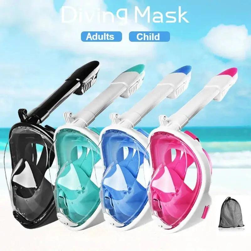  Full Face Snorkeling Mask Anti Fog All Ages Safe Fit -  ToylandEU™