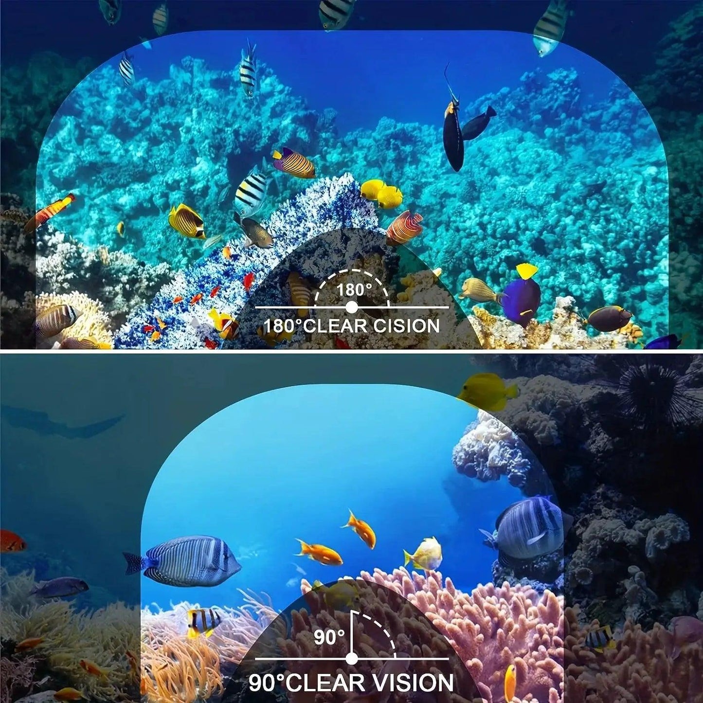  Full Face Snorkeling Mask Anti Fog All Ages Safe Fit -  ToylandEU™
