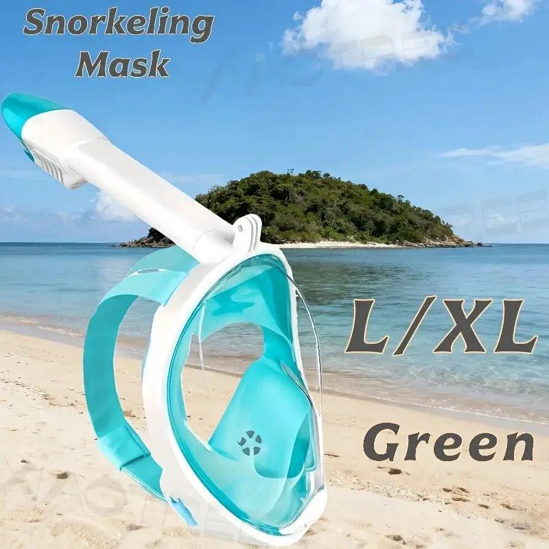  Full Face Snorkeling Mask Anti Fog All Ages Safe Fit -  ToylandEU™