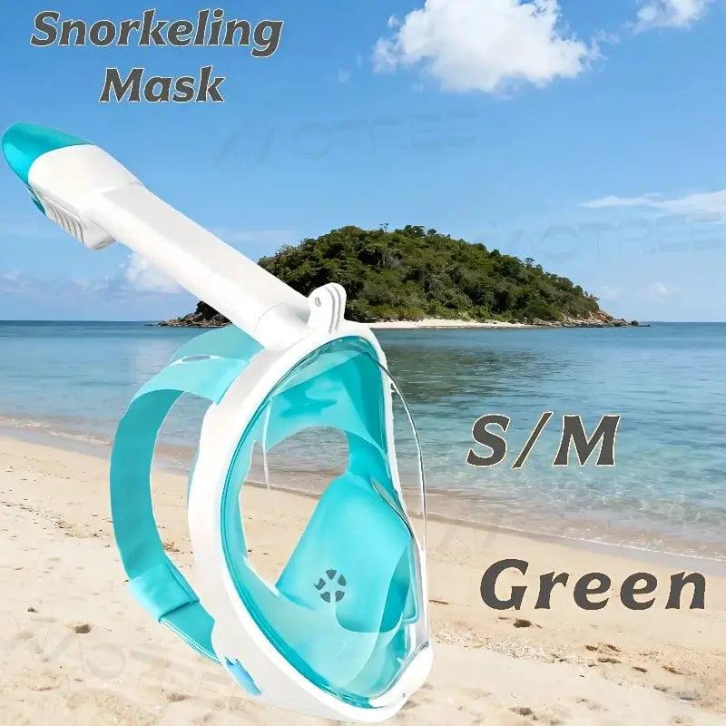  Full Face Snorkeling Mask Anti Fog All Ages Safe Fit -  ToylandEU™