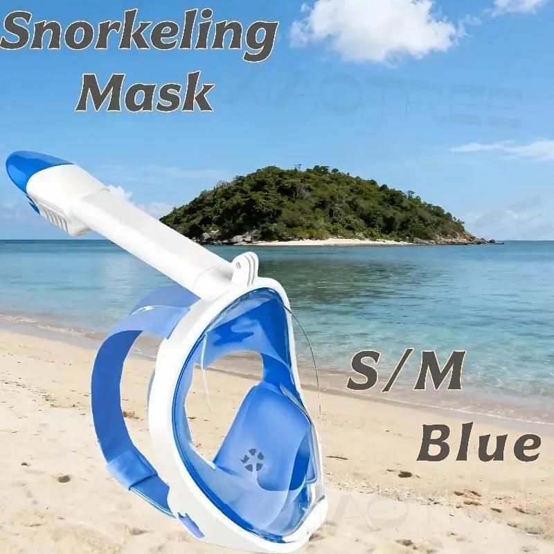  Full Face Snorkeling Mask Anti Fog All Ages Safe Fit -  ToylandEU™