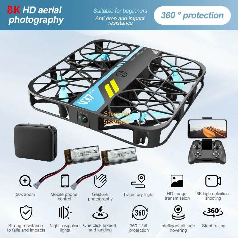 Full Protection RC Drone WiFi FPV 8K Camera For Beginners - ToylandEU