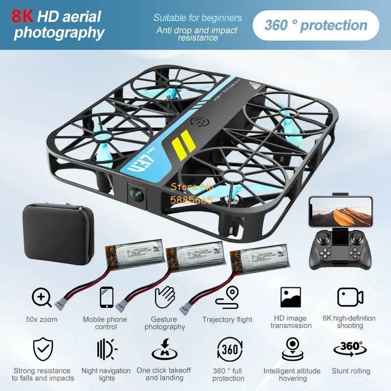 Full Protection RC Drone WiFi FPV 8K Camera For Beginners - ToylandEU