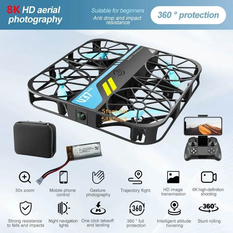 Full Protection RC Drone WiFi FPV 8K Camera For Beginners - ToylandEU