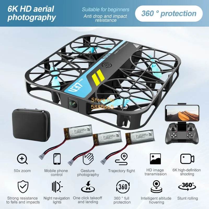 Full Protection RC Drone WiFi FPV 8K Camera For Beginners - ToylandEU