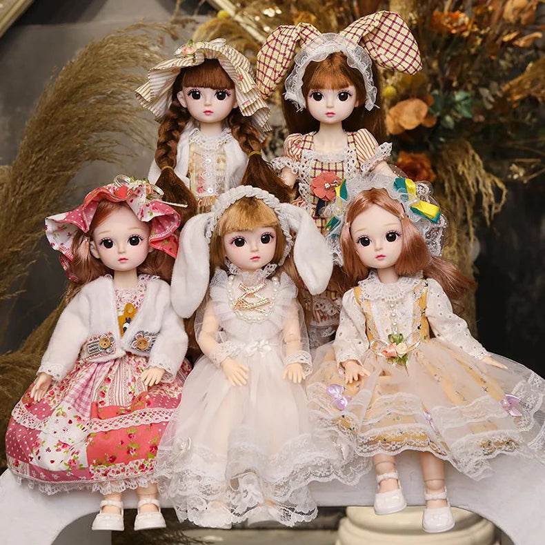 Full Set 1/6 Bjd Dolls 30cm Anime Kawaii Doll Gift - ToylandEU