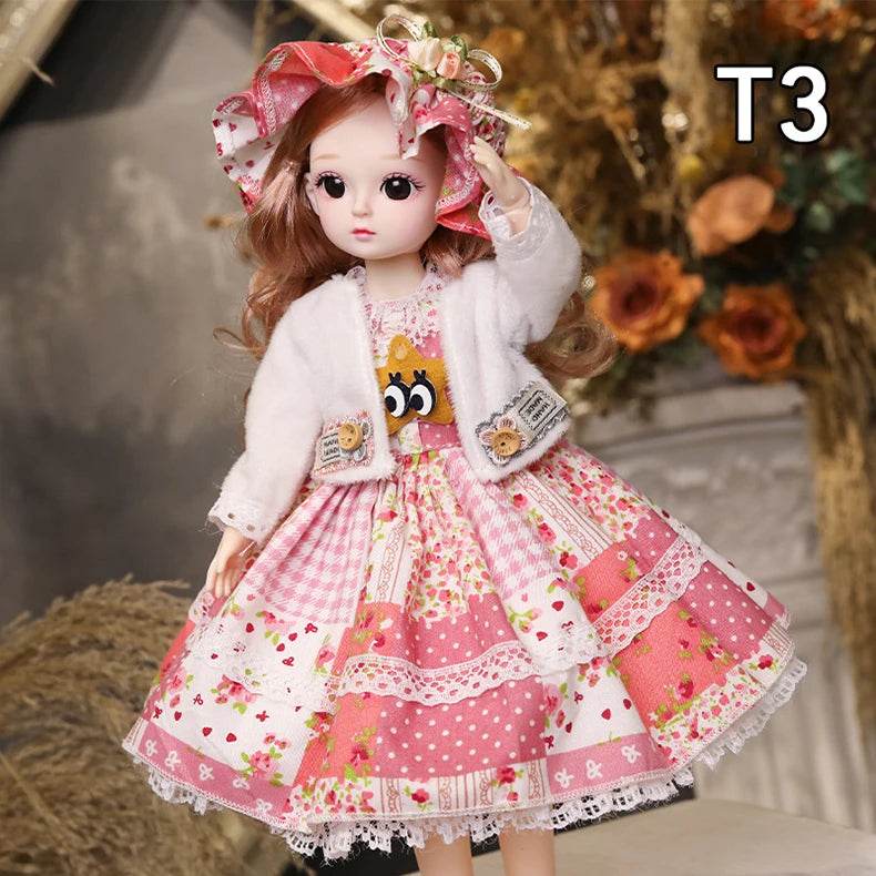 Full Set 1/6 Bjd Dolls 30cm Anime Kawaii Doll Gift - ToylandEU