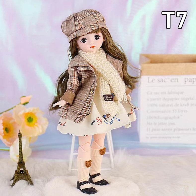 Full Set 1/6 Bjd Dolls 30cm Anime Kawaii Doll Gift - ToylandEU