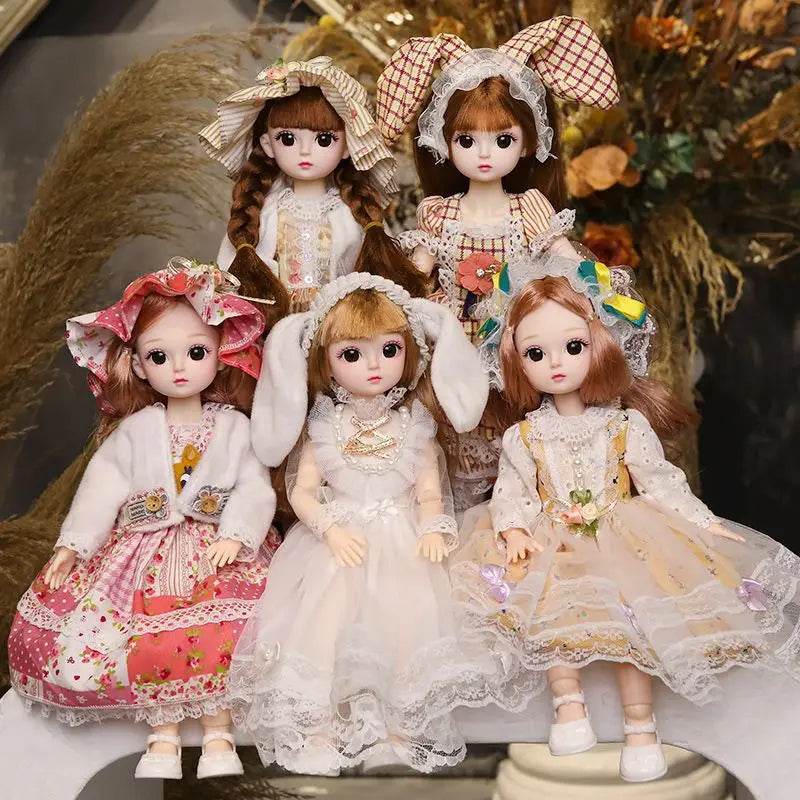 Full Set 1/6 Bjd Dolls 30cm Anime Kawaii Doll Gift - ToylandEU