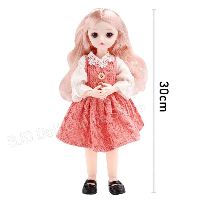 Full Set 1/6 Bjd Dolls 30cm Anime Kawaii Doll Gift - ToylandEU