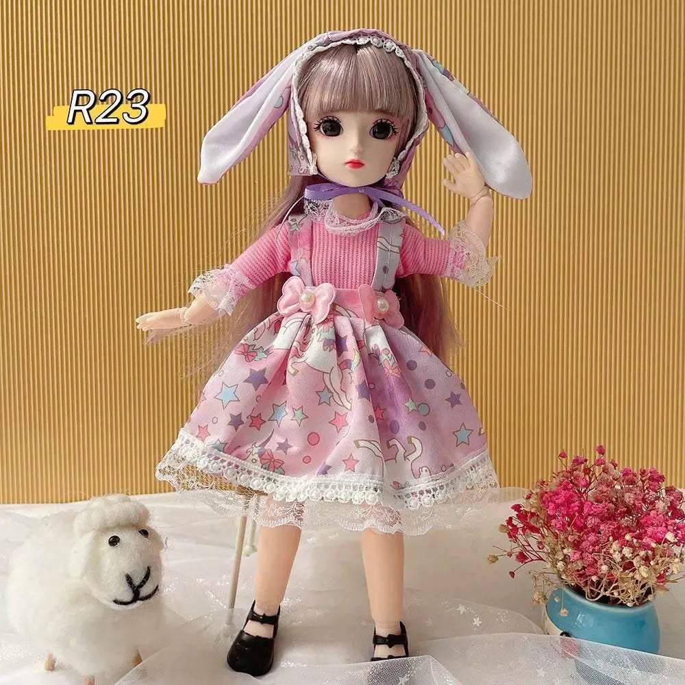  Full Set 1/6 Doll 30cm Anime Bjd Reborn Kawaii Dress Up -  ToylandEU™