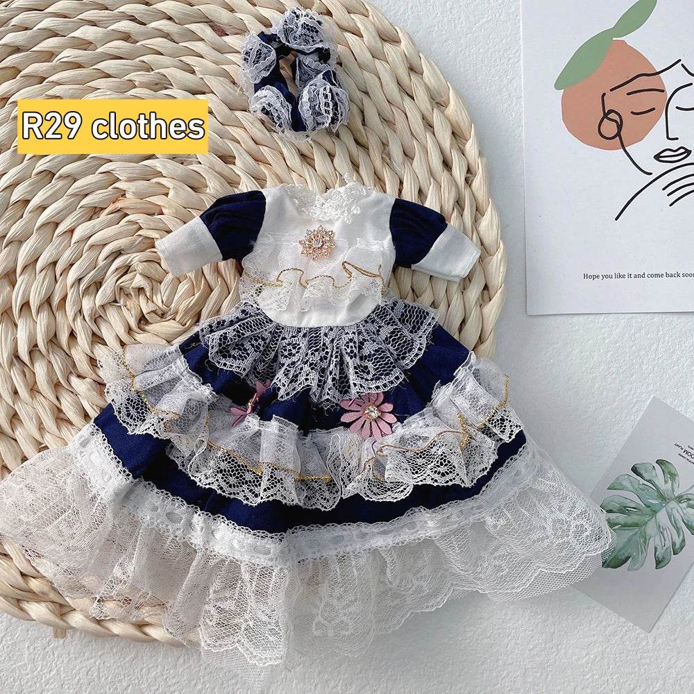 Full Set 1/6 Doll 30cm Anime Bjd Reborn Kawaii Dress Up Toys - ToylandEU