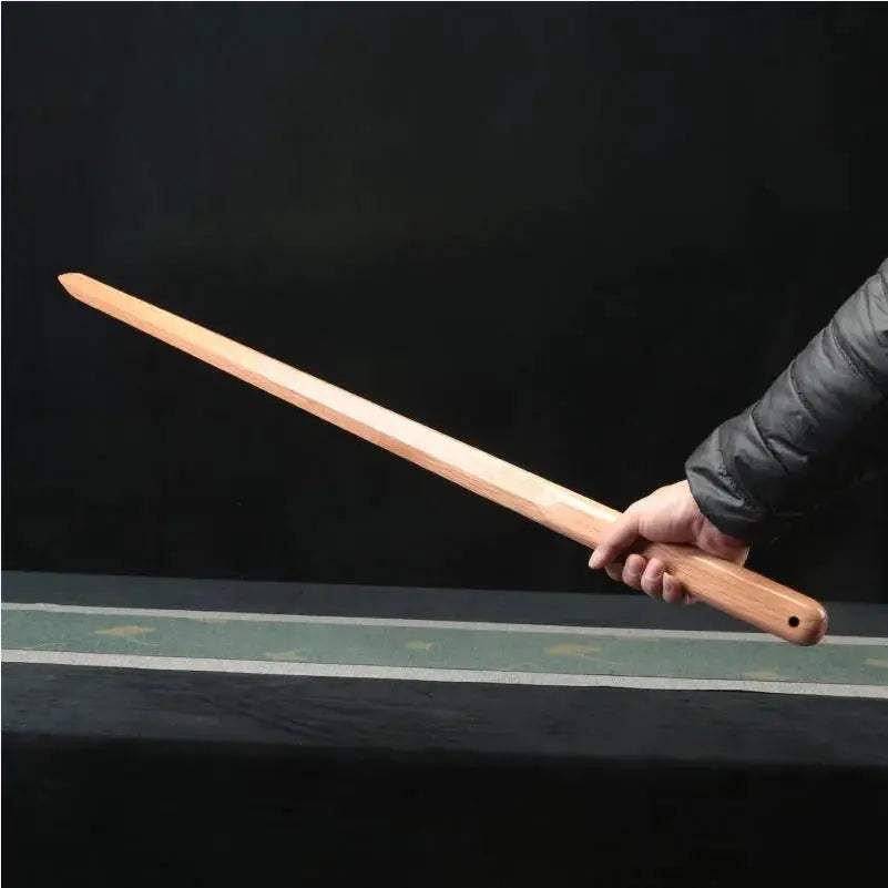 Full Tang Heavy Hardwood Katana for Kendo Suburi & Martial Arts Training - Solid Wood Practice Sword (One/Two Handed, Self Defense, Bamboo Style) - ToylandEU