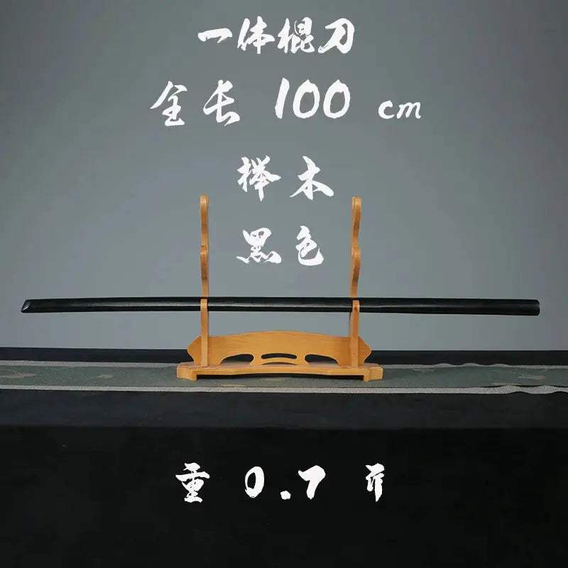 Full Tang Heavy Hardwood Katana for Kendo Suburi & Martial Arts Training - Solid Wood Practice Sword (One/Two Handed, Self Defense, Bamboo Style) - ToylandEU