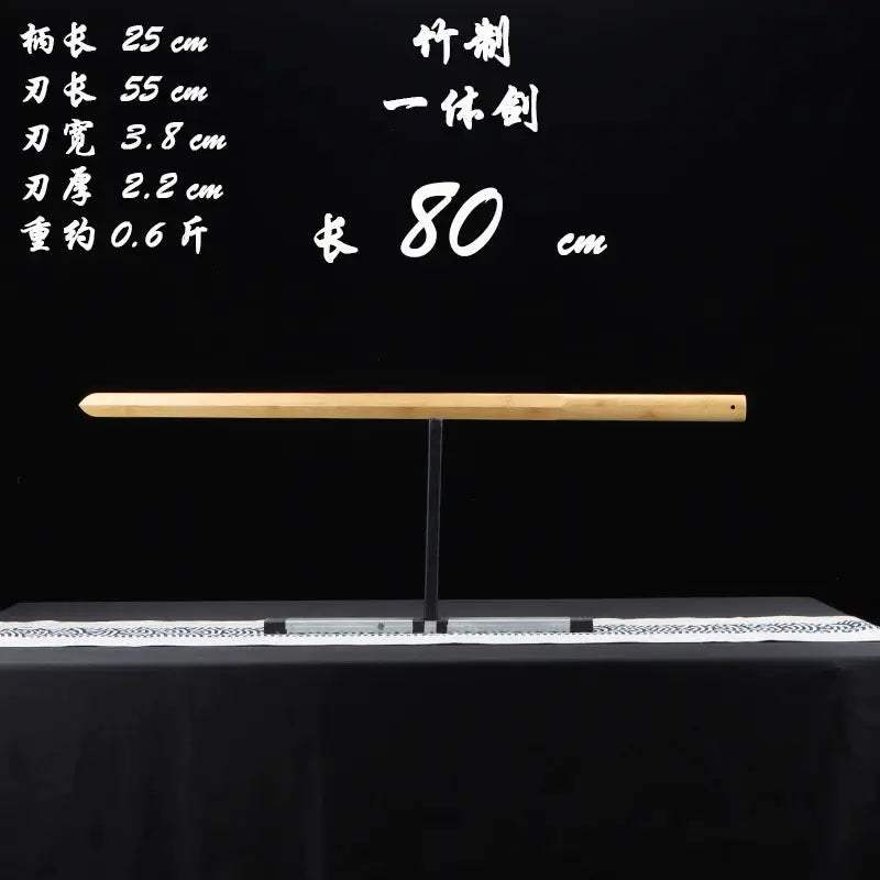 Full Tang Heavy Hardwood Katana for Kendo Suburi & Martial Arts Training - Solid Wood Practice Sword (One/Two Handed, Self Defense, Bamboo Style) - ToylandEU