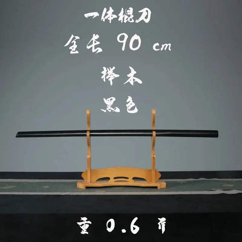Full Tang Heavy Hardwood Katana for Kendo Suburi & Martial Arts Training - Solid Wood Practice Sword (One/Two Handed, Self Defense, Bamboo Style) - ToylandEU