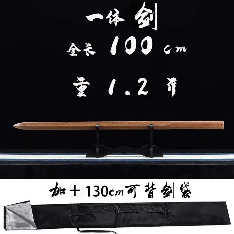 Full Tang Heavy Hardwood Katana for Kendo Suburi & Martial Arts Training - Solid Wood Practice Sword (One/Two Handed, Self Defense, Bamboo Style) - ToylandEU