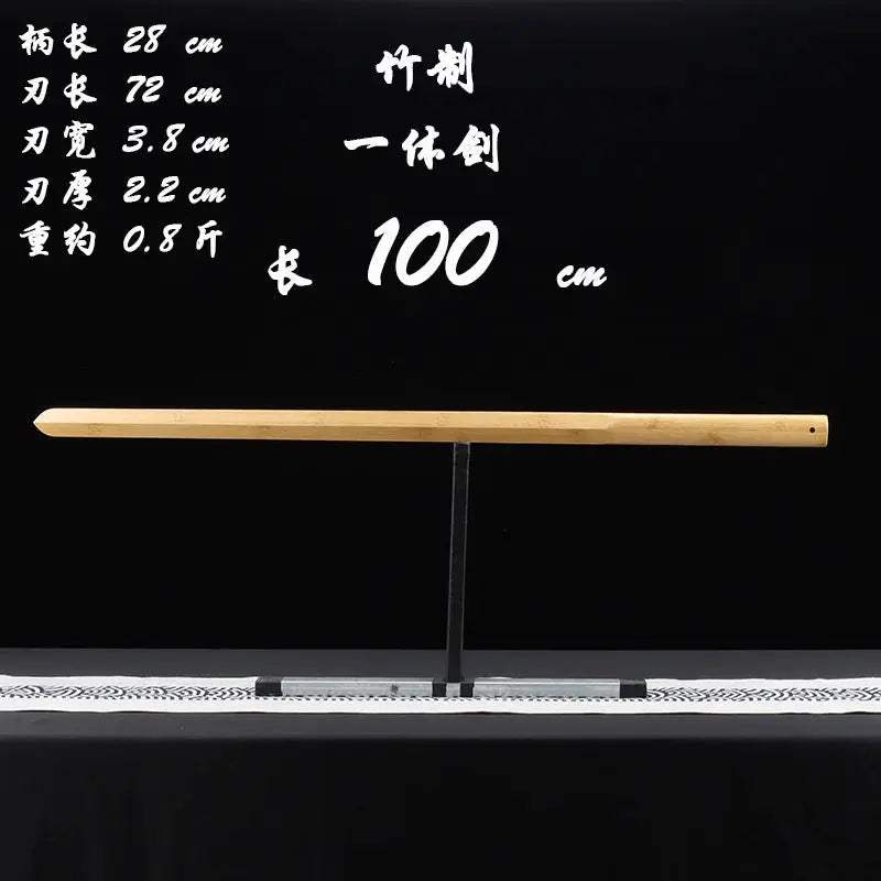 Full Tang Heavy Hardwood Katana for Kendo Suburi & Martial Arts Training - Solid Wood Practice Sword (One/Two Handed, Self Defense, Bamboo Style) - ToylandEU