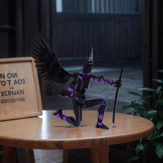 Fully Articulated 3D Printed Action Figure Multi-Jointed Mechanical Toy for Desktop Decoration - ToylandEU