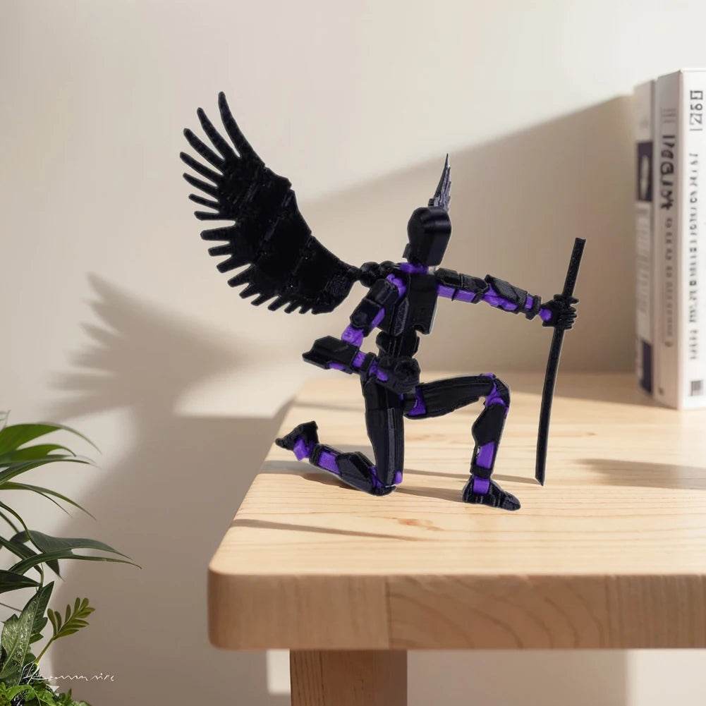 Fully Articulated 3D Printed Action Figure Multi-Jointed Mechanical Toy for Desktop Decoration - ToylandEU