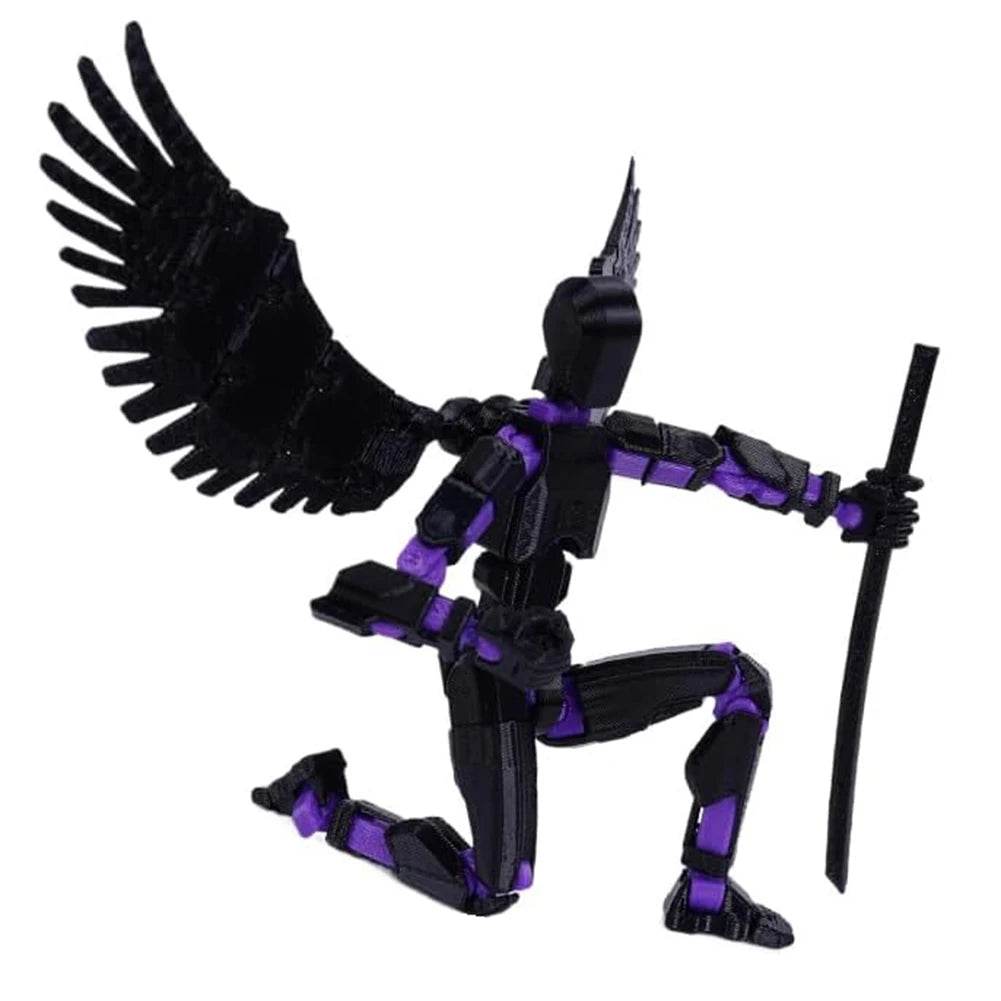 Fully Articulated 3D Printed Action Figure Multi-Jointed Mechanical Toy for Desktop Decoration - ToylandEU
