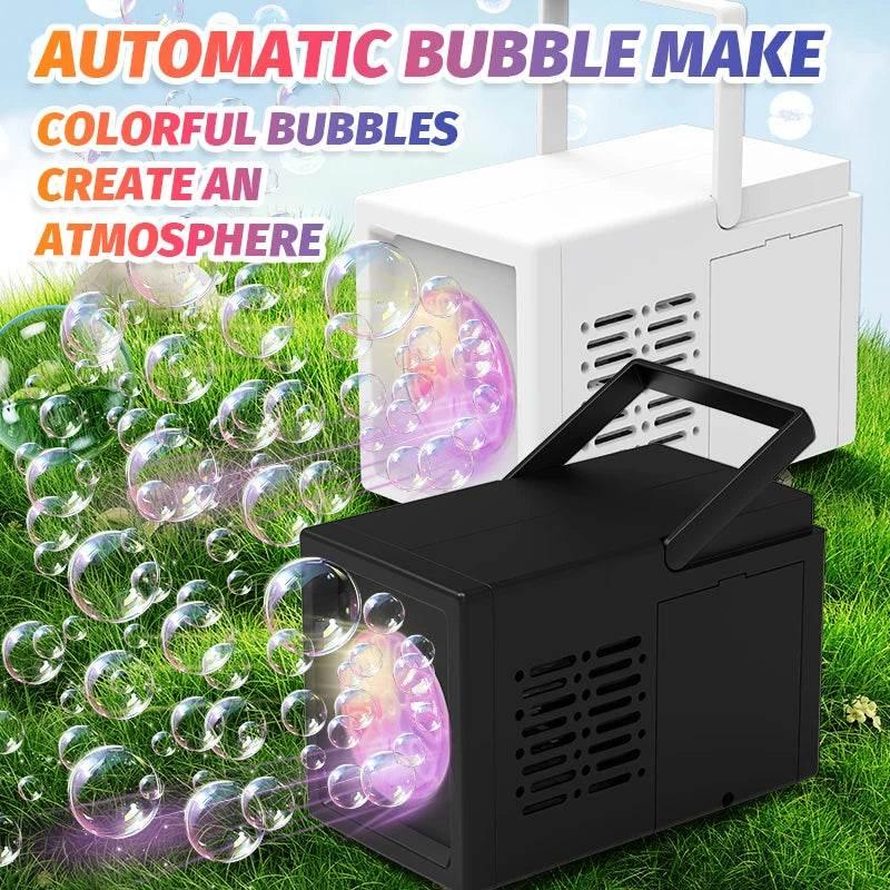 10 Hole Fully Automatic Bubble Blowing Handheld Toy Outdoor - ToylandEU
