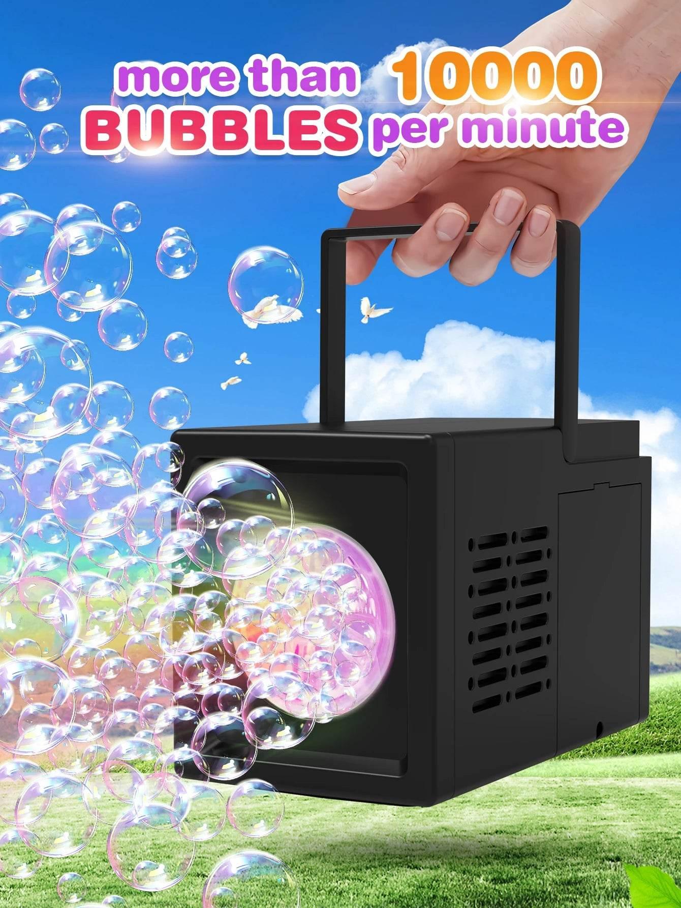 10 Hole Fully Automatic Bubble Blowing Handheld Toy Outdoor - ToylandEU