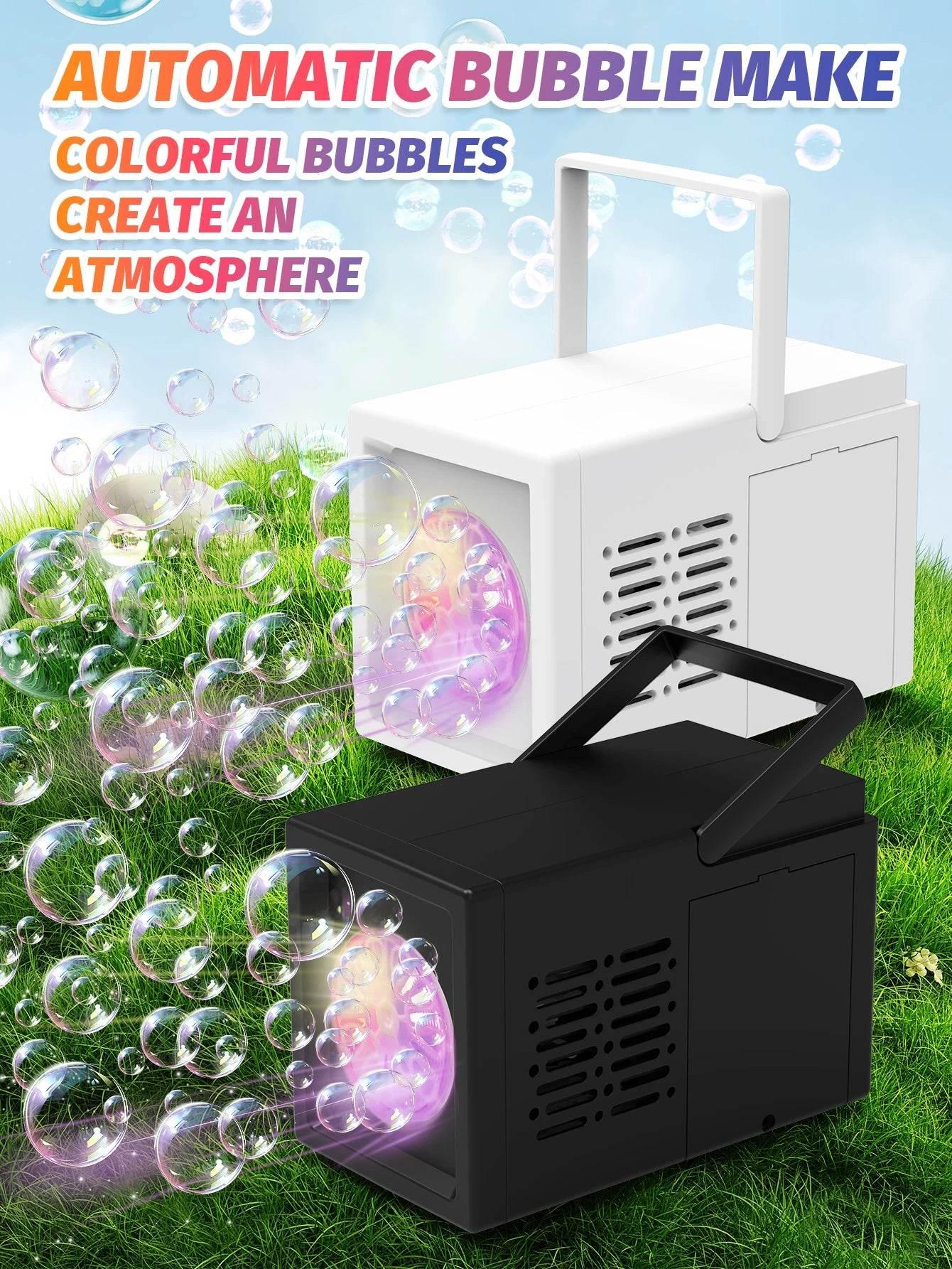 10 Hole Fully Automatic Bubble Blowing Handheld Toy Outdoor - ToylandEU