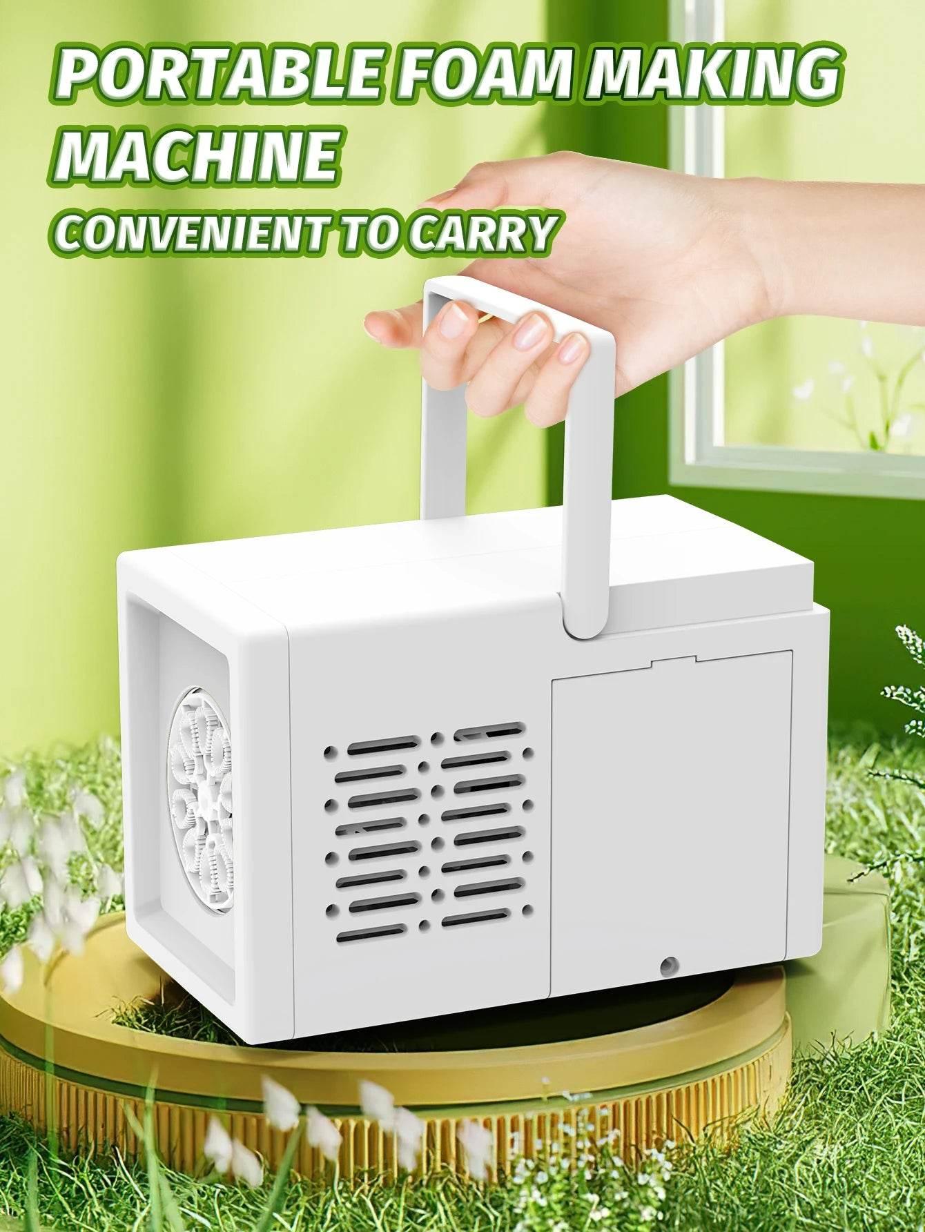 10 Hole Fully Automatic Bubble Blowing Handheld Toy Outdoor - ToylandEU