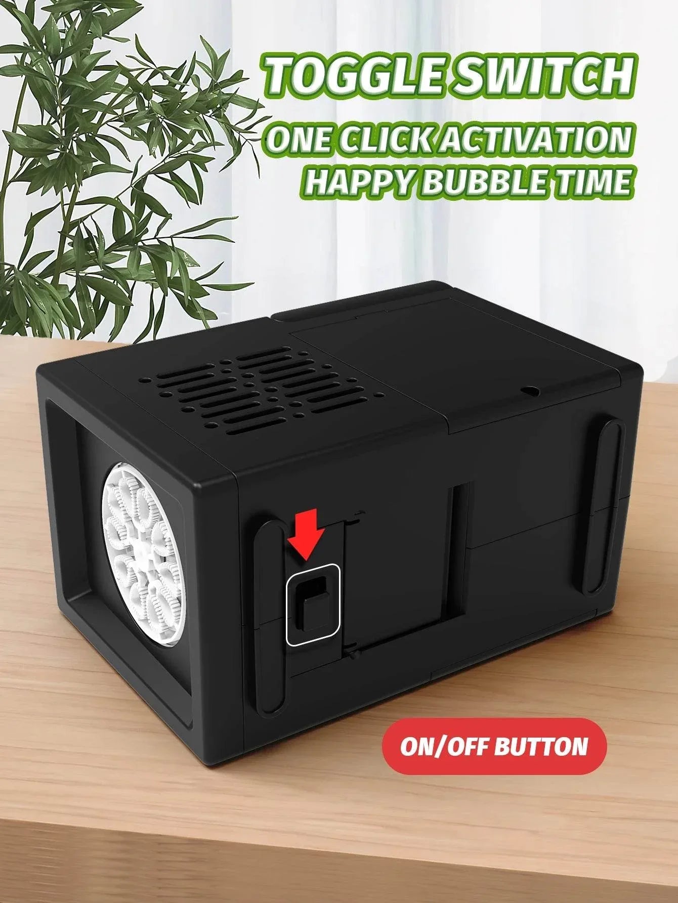 10 Hole Fully Automatic Bubble Blowing Handheld Toy Outdoor - ToylandEU