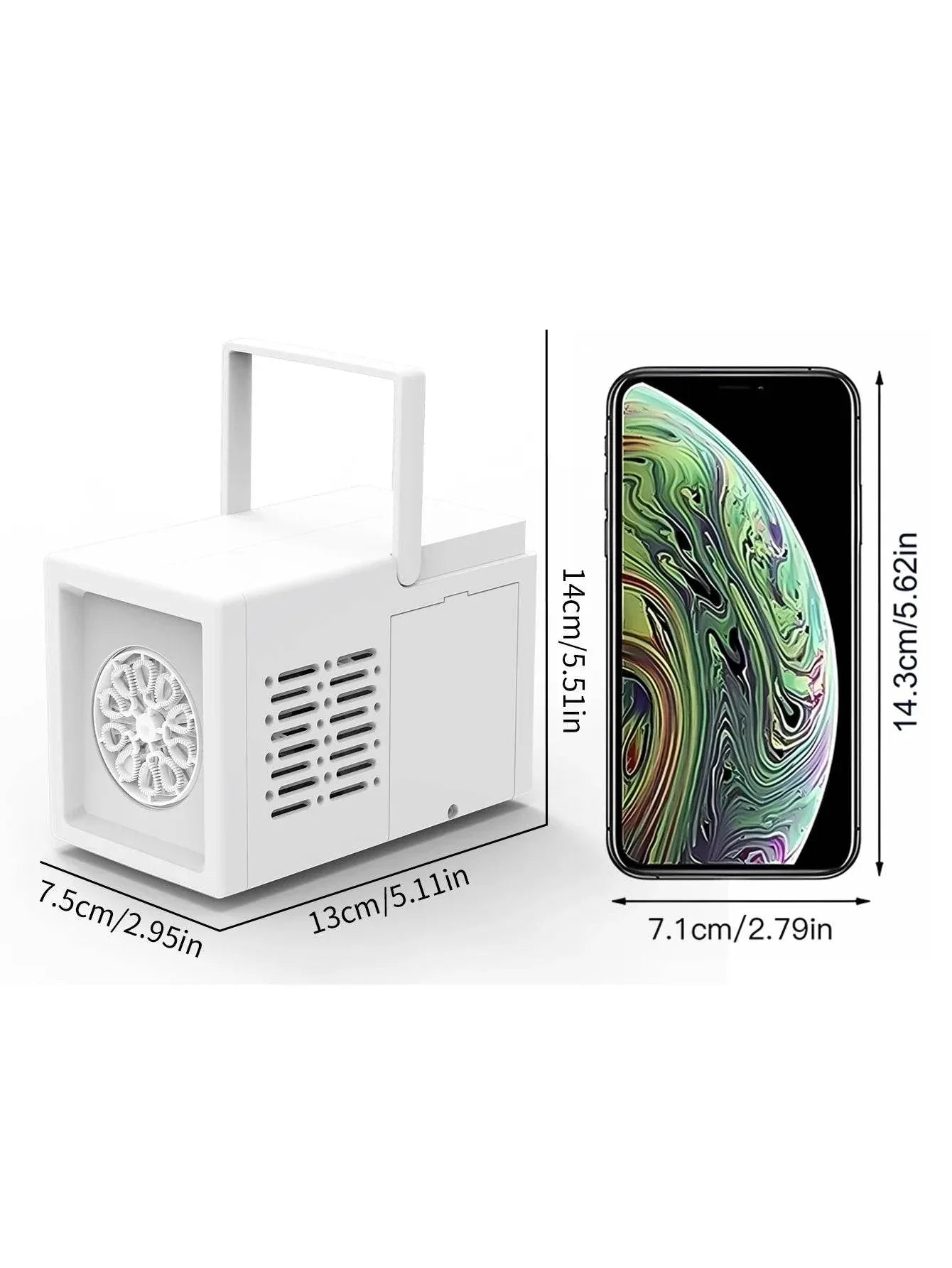 10 Hole Fully Automatic Bubble Blowing Handheld Toy Outdoor - ToylandEU