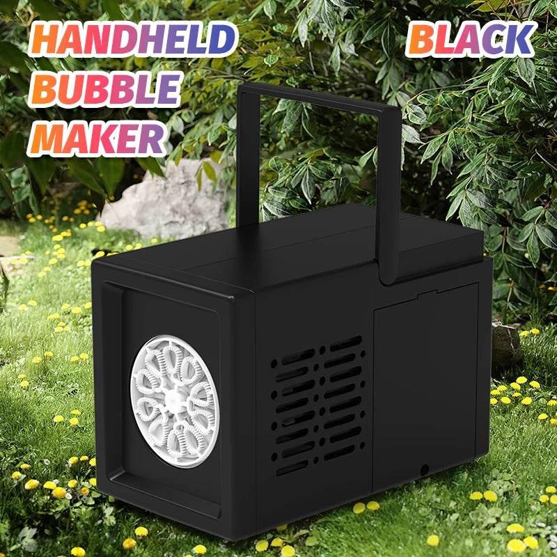 10 Hole Fully Automatic Bubble Blowing Handheld Toy Outdoor - ToylandEU