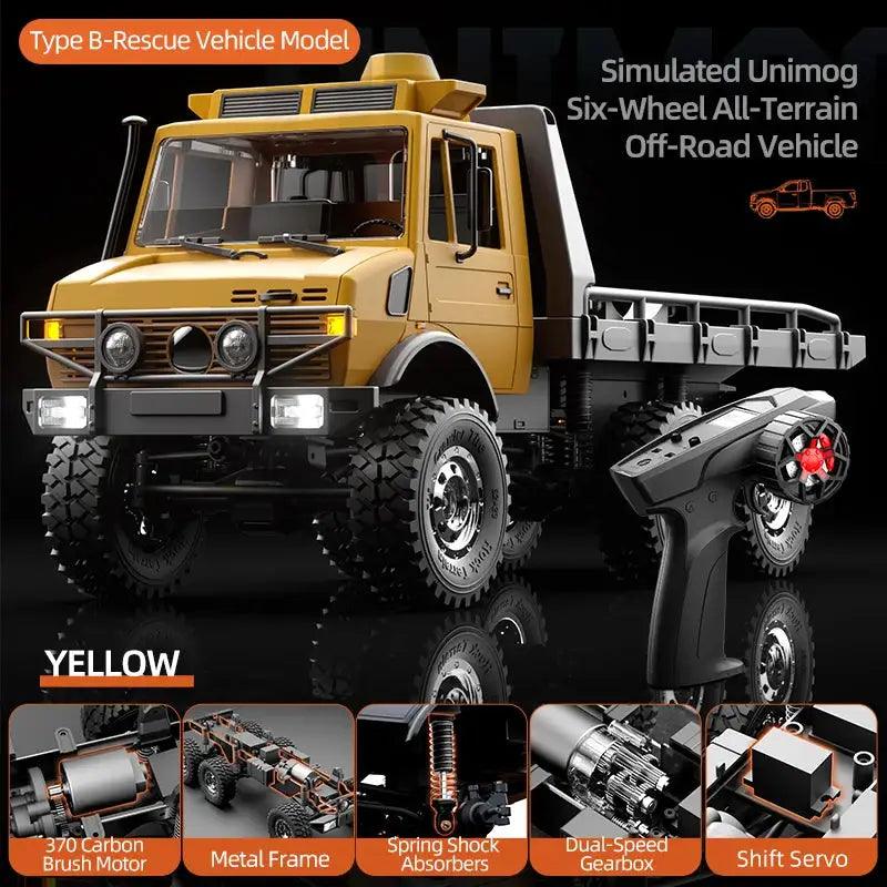  Fully Proportional RC Car Six Wheel Drive Off Road -  ToylandEU™