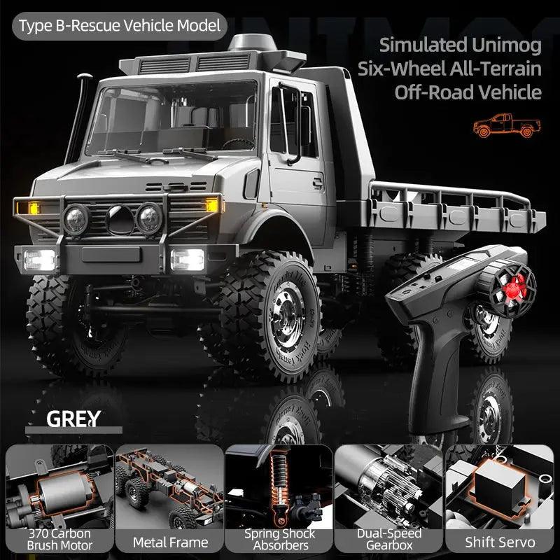  Fully Proportional RC Car Six Wheel Drive Off Road -  ToylandEU™
