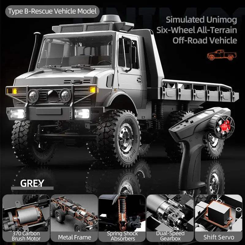  Fully Proportional RC Car Six Wheel Drive Off Road -  ToylandEU™
