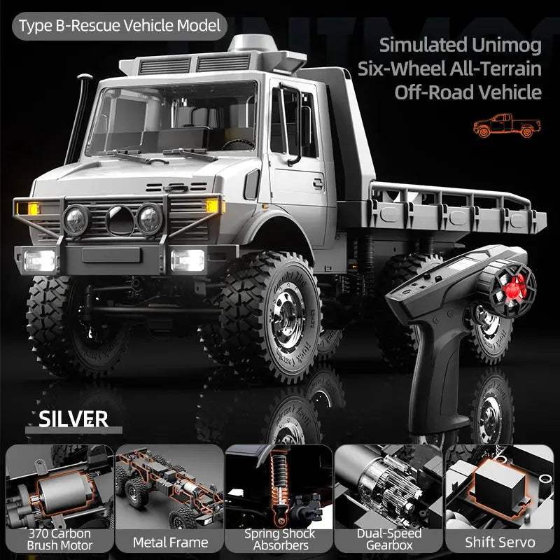  Fully Proportional RC Car Six Wheel Drive Off Road -  ToylandEU™