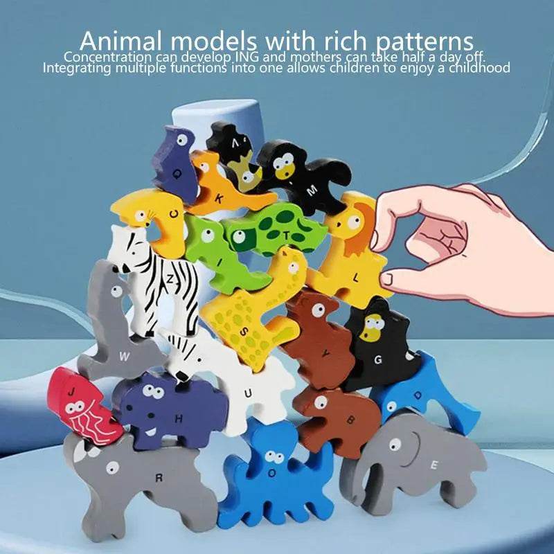 Забавен и образователен Монтесори пъзел за подреждане: дървена играчка за развитие на уменията на малки деца - ToylandEU