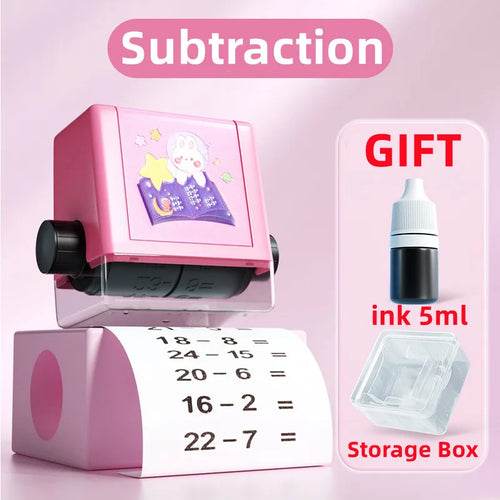 Fun Digital Roller Stamp for Addition & Subtraction Learning Up to 100 - ToylandEU