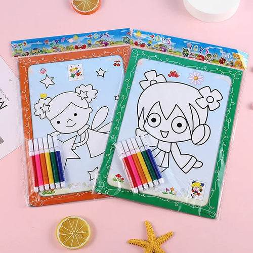 Fun Double-Sided Coloring Cards for Kids - Unleash Creativity! - ToylandEU